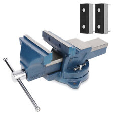 Étau d'établi en fonte écartement 150 mm - Plateau tournant 360°