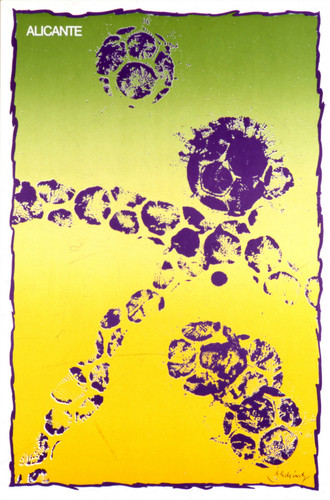 Lithographie pierre alechinsky - pierre,