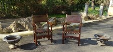 Paire De Chaises à Bras ou