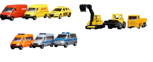 Lot voitures siku - siku, chantier