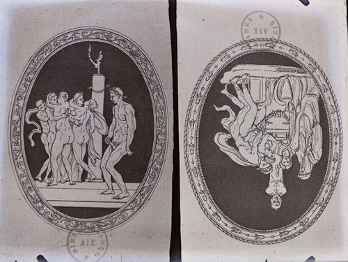 Femmes nues 1920 plaque verre - femmes,
