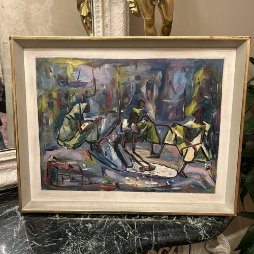 Tableau huile sur - tableau,