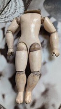 9) poupée ancienne magnifique corps en bois allemand 31 cm ( 12 13/64)