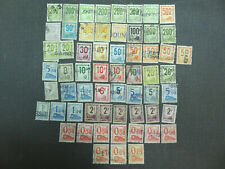Lot de 60 timbres colis postaux - SNCF - petits colis, la plupart oblitérés