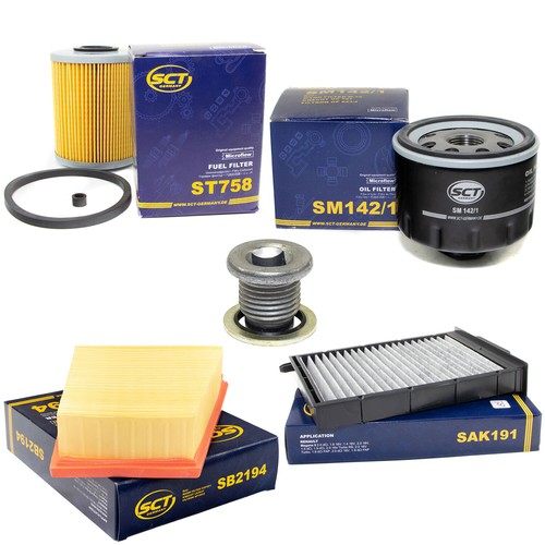 Set filtres sct carburant - filtres, carburant-