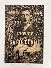 DISCOURS General DE GAULLE