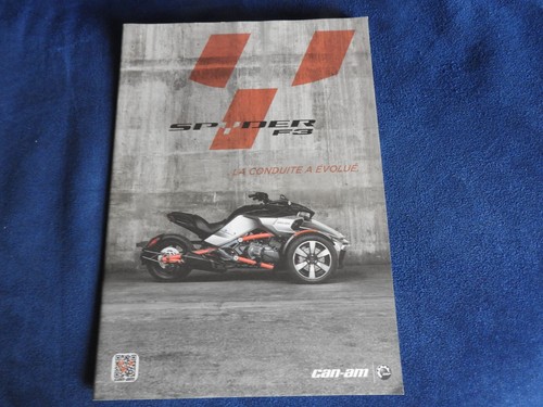 Catalogue can spyder - can-am, f3
