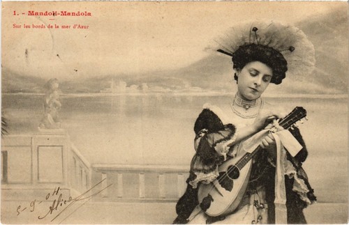 Cpa mandoli mandola - ak, 1.