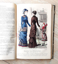 mode JOURNAL DES DEMOISELLES 1880 et 1881   - 27 Gravures de mode