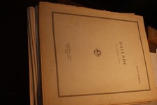 Ballade pour saxophone alto et piano Henri Tomasi partition