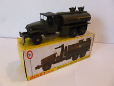 Camion GMC militaire citerne essence dinky toys ref 823 bte origine no CIJ JRD