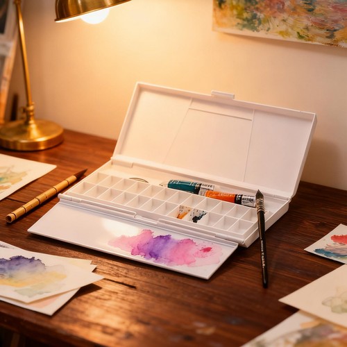 Palette aquarelle boîte de - palette,