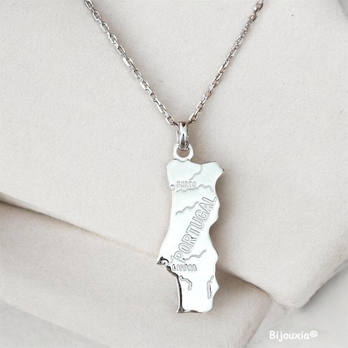 Pendentif carte portugal - carte, en