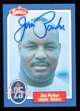 Jim Parker Signed 1988 Swell HOF Colts Autographed 9871