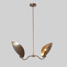 2 abat-jour à disque incurvé