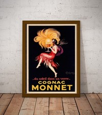 Affiche-Poster alcool  Cognac Monnet   Leonetto Cappiello