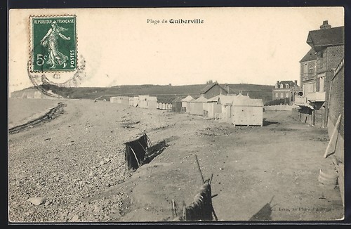 Cpa quiberville plage - cpa, quiberville,