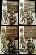 N° 805/9 -4 Cpa postales