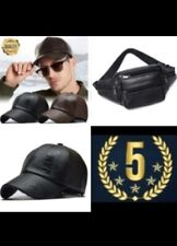 Sac Banane -Sacoche + Casquette -Cuir Pu Haute Qualité - Neuves 