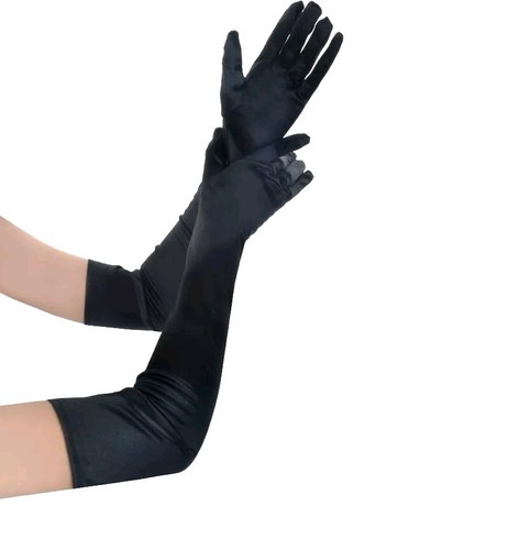 Black patent leather opera - leather,