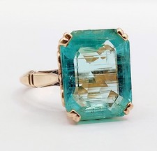 Bague cocktail art deco or