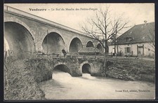 CPA Vendeuvre, Le Bief du Moulin des Petites-Forges 