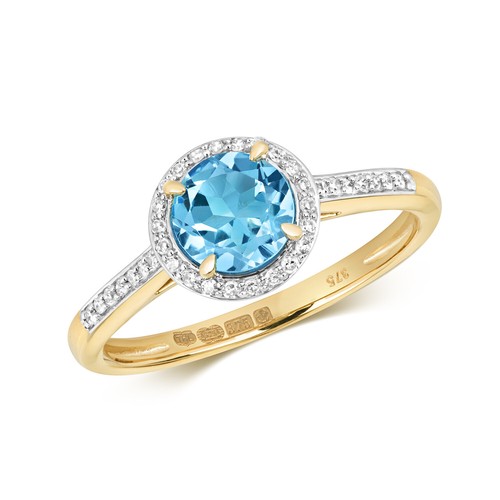 Bague solitaire femme jaune - or,