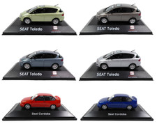 Lot de 6 Seat Ibiza Cordoba Toledo Altea 1/43 Voiture Miniature Diecast SEL26