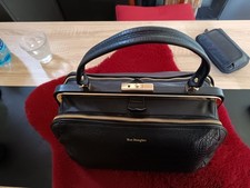 Sac à main en cuir noir de la