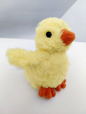 Peluche/Doudou Petit Oiseau/Poussin Jaune Orange Pâques 15cm  Simba Toys Nicotoy