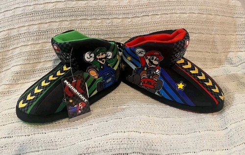 Mario kart slippers kids mid - kart,