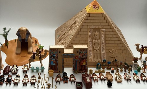Huge egyptian playmobil lot - lot, w/