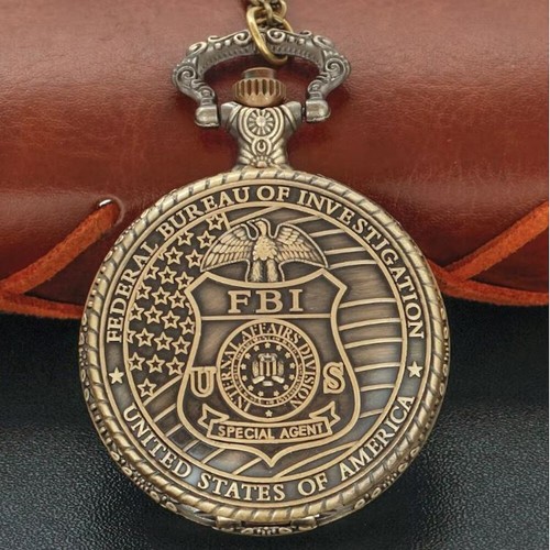 Montre gousset fbi federal - montre,