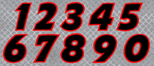 Numero course racing - course, auto