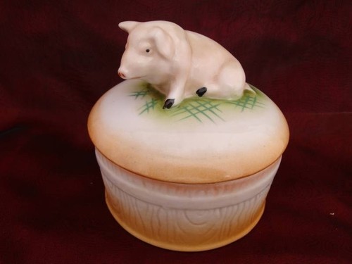 Boite bijoux figurine poudrier - figurine,