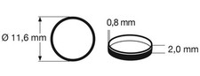 Fleischmann 648001 - Bandages d'adhérence, 11.6 mm / 2 mm - HO (1:87)
