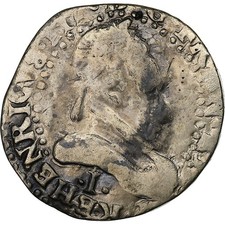 France, Henri III, 1/4 Franc