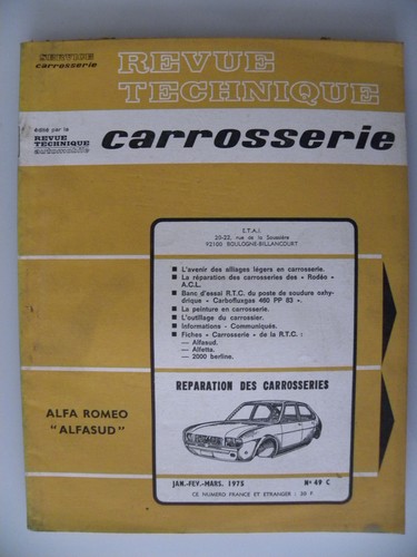 Revue technique automobile - technique,