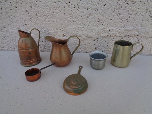 Lot petits objets - en, cuivre