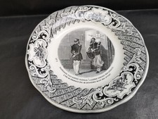 Assiette Militaire début XXe