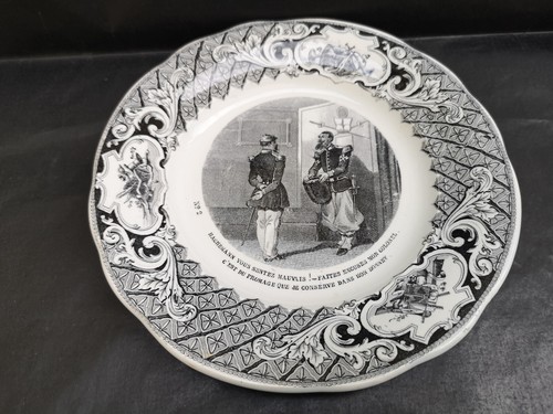Assiette militaire début - début, xxe
