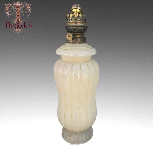 Lampe albâtre art deco - lampe,