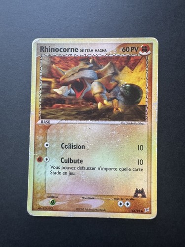 Carte pokémon rhinocorne - pokÉmon, :