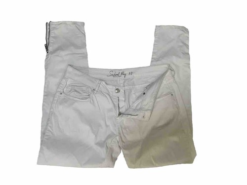 Pantalon blanc femme school - blanc,