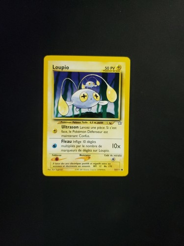 Carte pokemon loupio - carte,