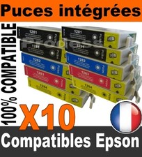 10 Cartouches d'encre compatible imprimante Epson Stylus SX 130 SX 230 SX 235 W