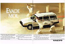 PUBLICITE ADVERTISING  1988   VOLVO 740     TURBO DIESEL INTERCOOLER  (2 pages)