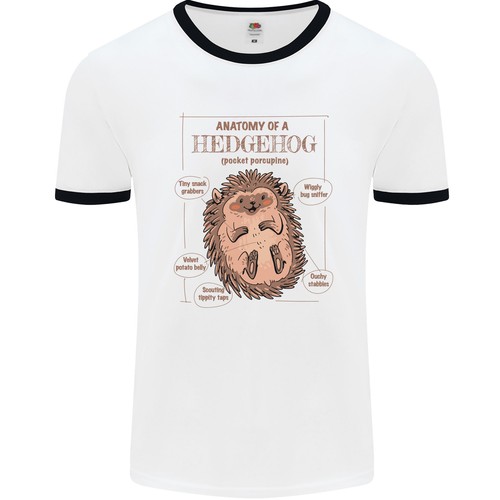 Anatomie hérisson drôle - d'un,