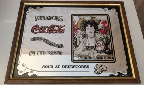 Coca cola miroir vintage - coca,