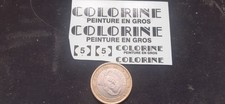 decals decalcomanie déco pub 1/43 colorine peinture en gros